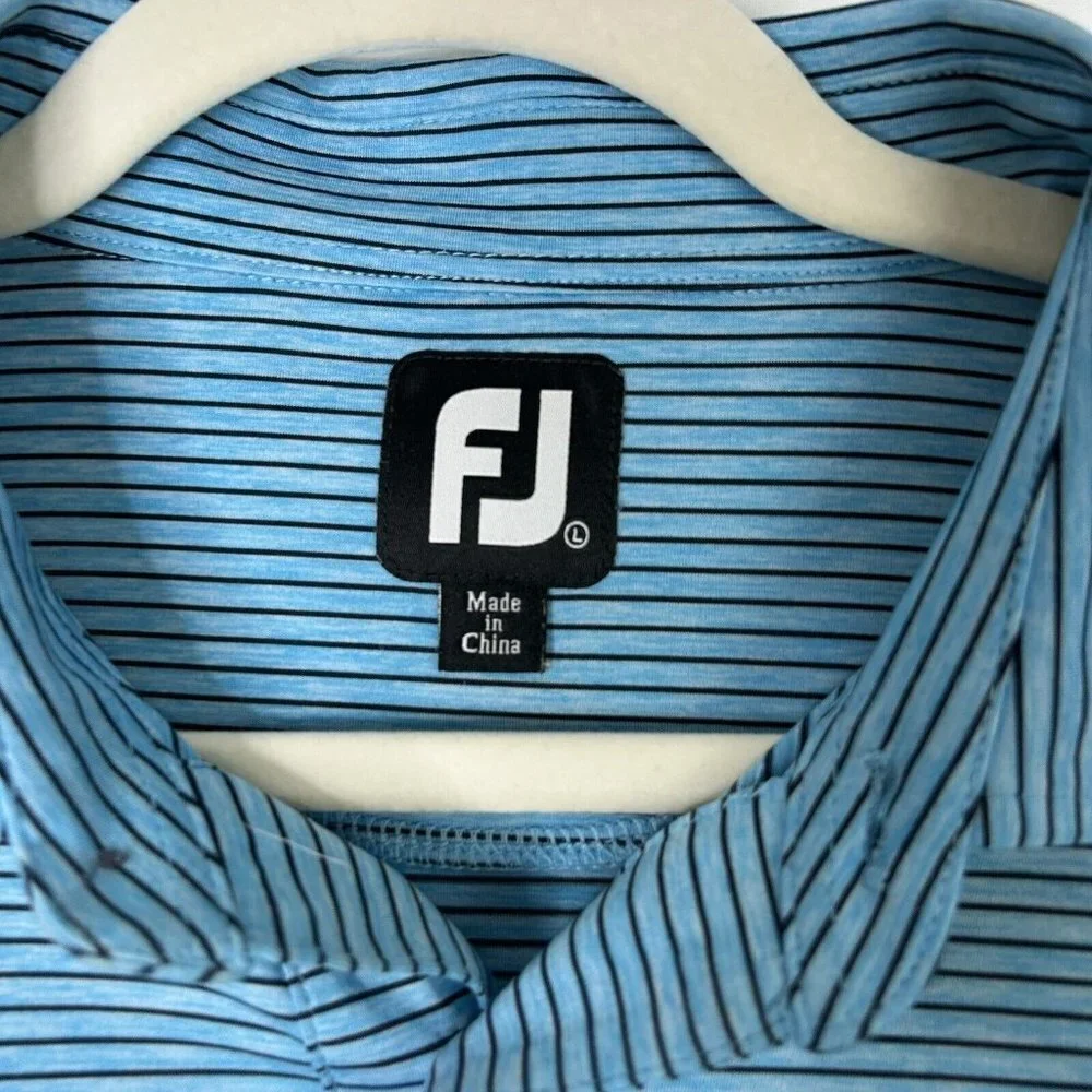 Footjoy FJ Golf Polo‎ Shirt Men Size Large